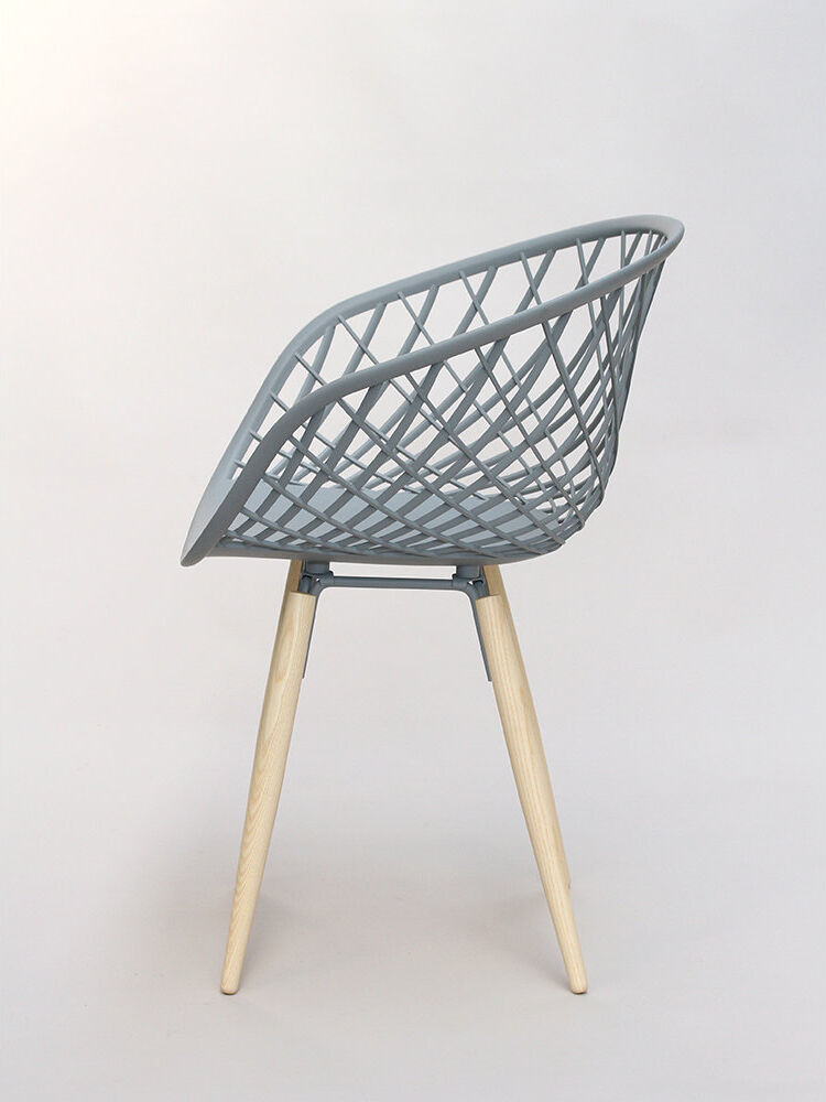 Dal Segno Poltroncina Sidera, legno/azzurro Dal Segno Poltroncina Sidera, legno/azzurro