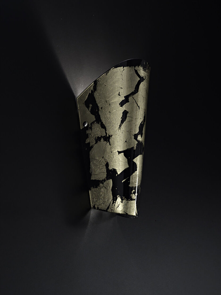 Selene illuminazione Applique Bloom, nero/oro Selene illuminazione Applique Bloom, nero/oro