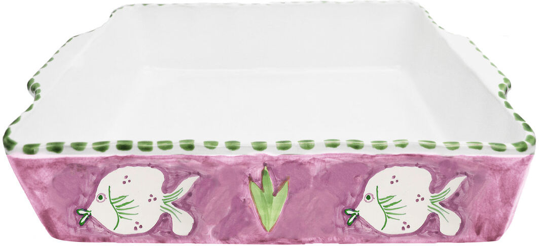 Arcucci Materia poiseidone rosa pirofila quadra 32 cm Arcucci Materia poiseidone rosa pirofila quadra 32 cm