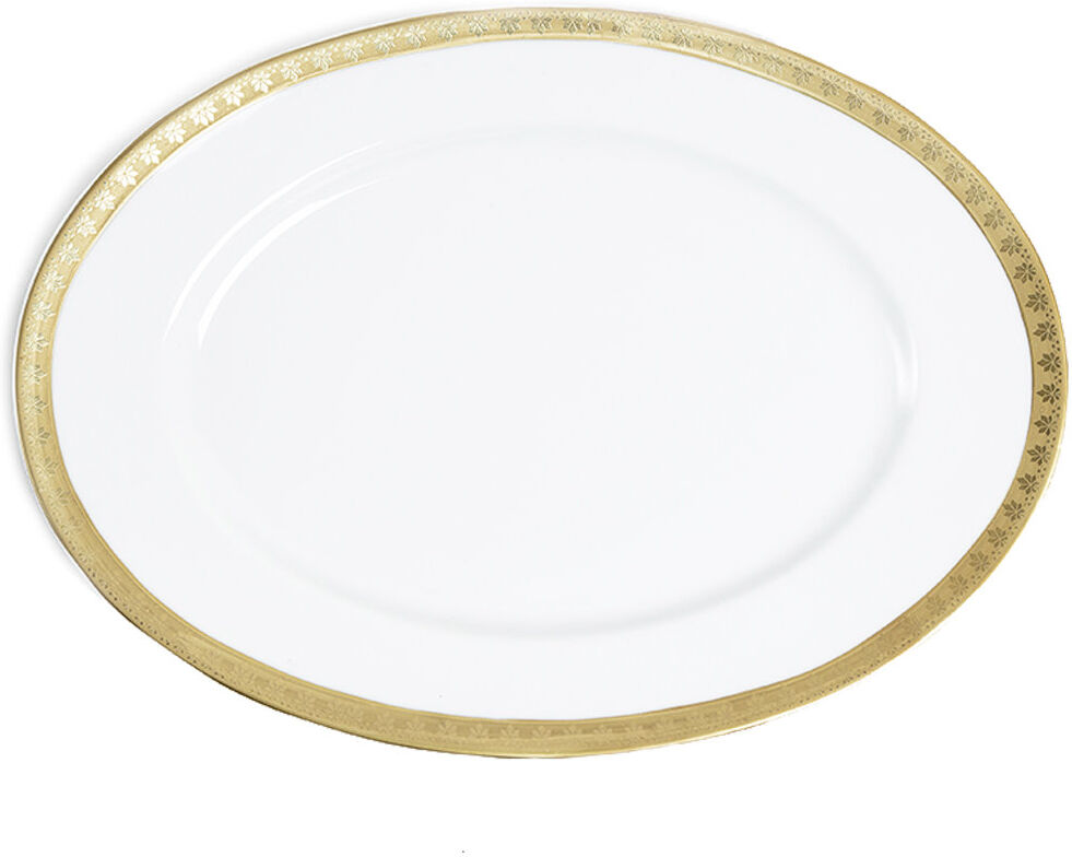 Stella Fatucchi Vassoio ovale WHITE & GOLD Stella Fatucchi Vassoio ovale WHITE & GOLD