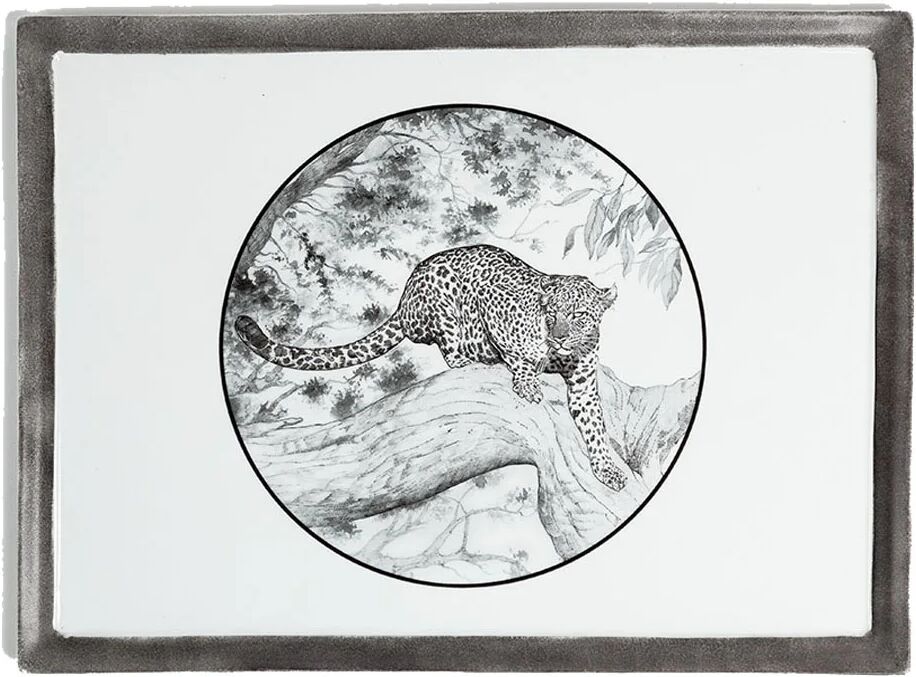 Stella Fatucchi Vassoio rettangolare AFRICA NERA Stella Fatucchi Vassoio rettangolare AFRICA NERA