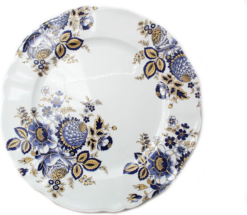 Stella Fatucchi Piatto piano Ø32 ROSE GOLD&BLUE Stella Fatucchi Piatto piano Ø32 ROSE GOLD&BLUE