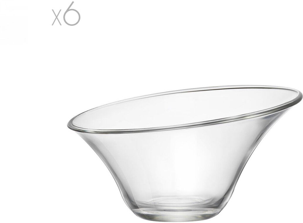 Bormioli Set 6 coppette dessert Alfa, trasparente Bormioli Set 6 coppette dessert Alfa, trasparente