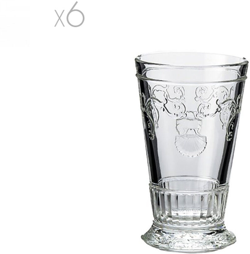 La Rochere Set 6 bicchieri bibita Versailles, trasparente La Rochere Set 6 bicchieri bibita Versailles, trasparente