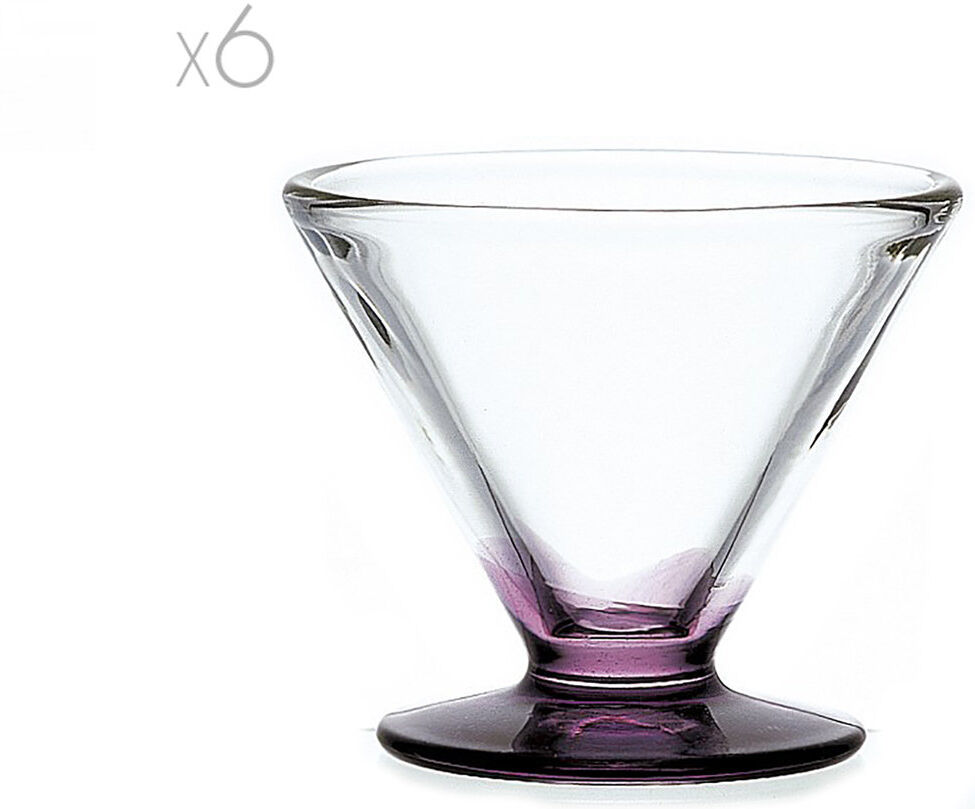 La Rochere Set 6 coppe gelato Vega, lilla La Rochere Set 6 coppe gelato Vega, lilla