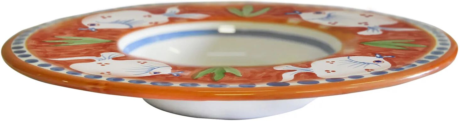 Arcucci Materia poiseidone arancio piatto gourmet cm. 30 Arcucci Materia poiseidone arancio piatto gourmet cm. 30