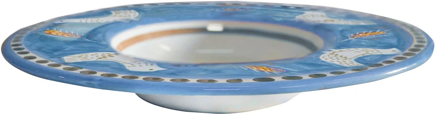 Arcucci Materia piuma cielo piatto gourmet cm. 30 Arcucci Materia piuma cielo piatto gourmet cm. 30