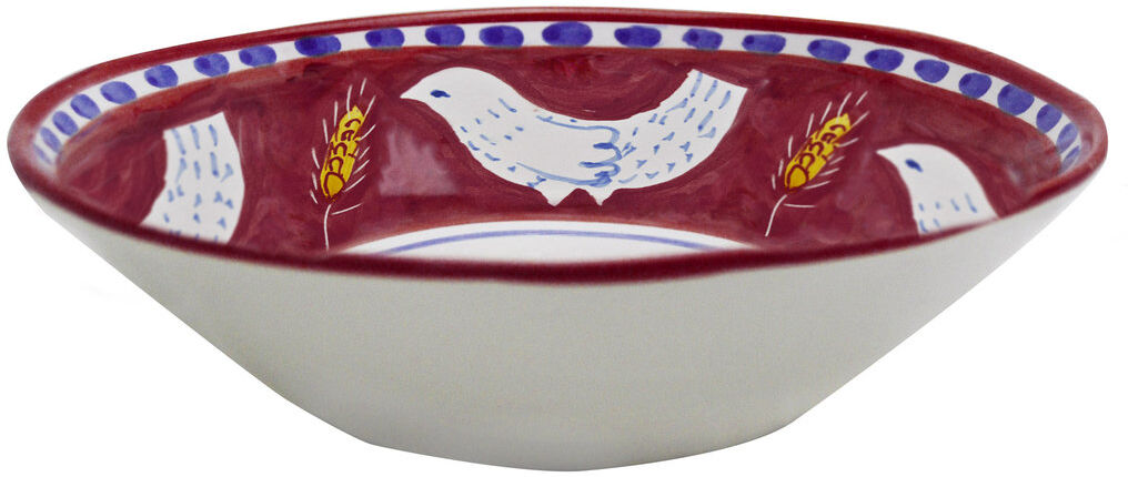 Arcucci Materia piuma bordeaux insalatiera 32 cm Arcucci Materia piuma bordeaux insalatiera 32 cm