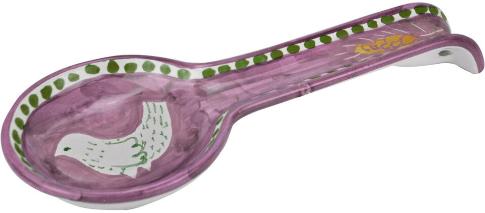 Arcucci Materia piuma rosa poggiamestolo 28 cm Arcucci Materia piuma rosa poggiamestolo 28 cm