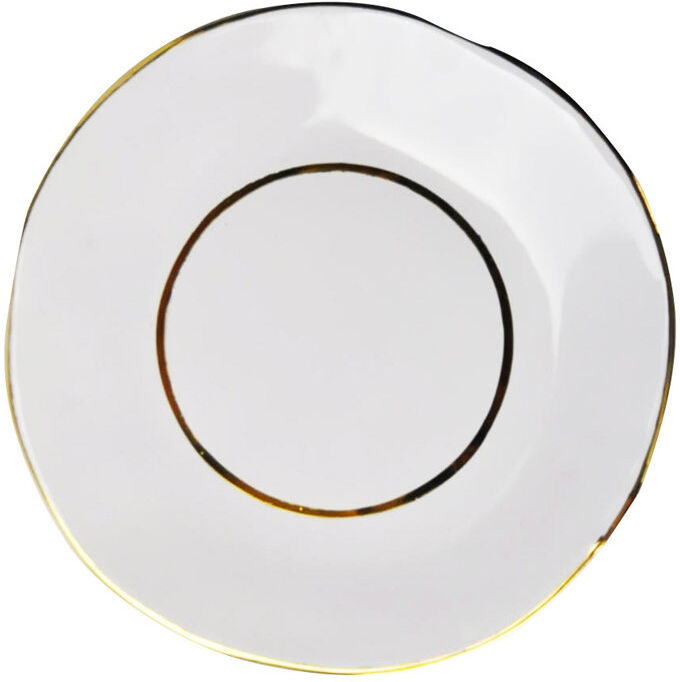 Arcucci Materia gold rim vassoio tondo 38 cm Arcucci Materia gold rim vassoio tondo 38 cm