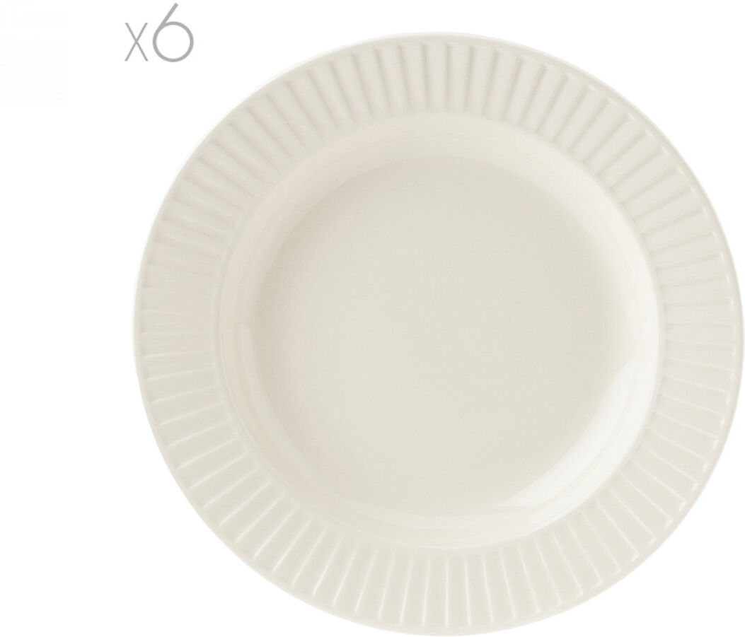 Windsor White Set 6 piatti fondi Windsor White Windsor White Set 6 piatti fondi Windsor White