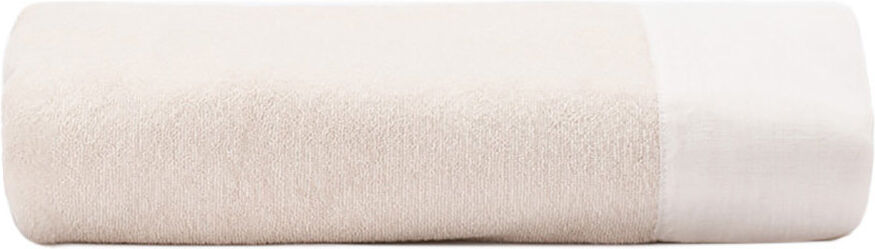 La Fabbrica del Lino Telo spugna BORDI & CORNICI, cipria La Fabbrica del Lino Telo spugna BORDI & CORNICI, cipria