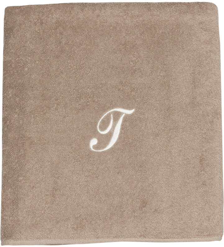 Monogram Telo 100x150 Monogram T,tortora Monogram Telo 100x150 Monogram T,tortora