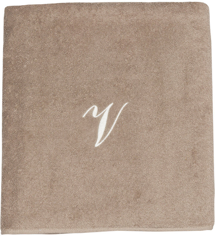 Monogram Telo 100x150 Monogram V,tortora Monogram Telo 100x150 Monogram V,tortora