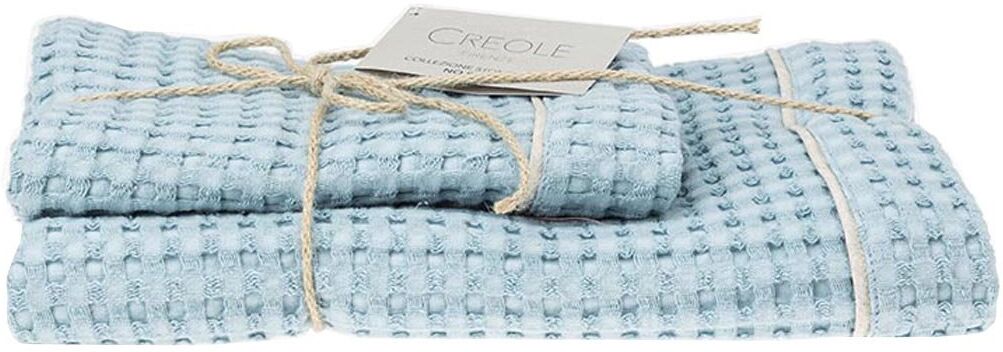 Creole Coppia asciugamano viso/ospite, turchese Creole Coppia asciugamano viso/ospite, turchese