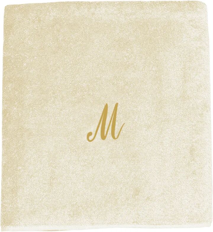 Monogram Telo 100x150 Monogram M,panna