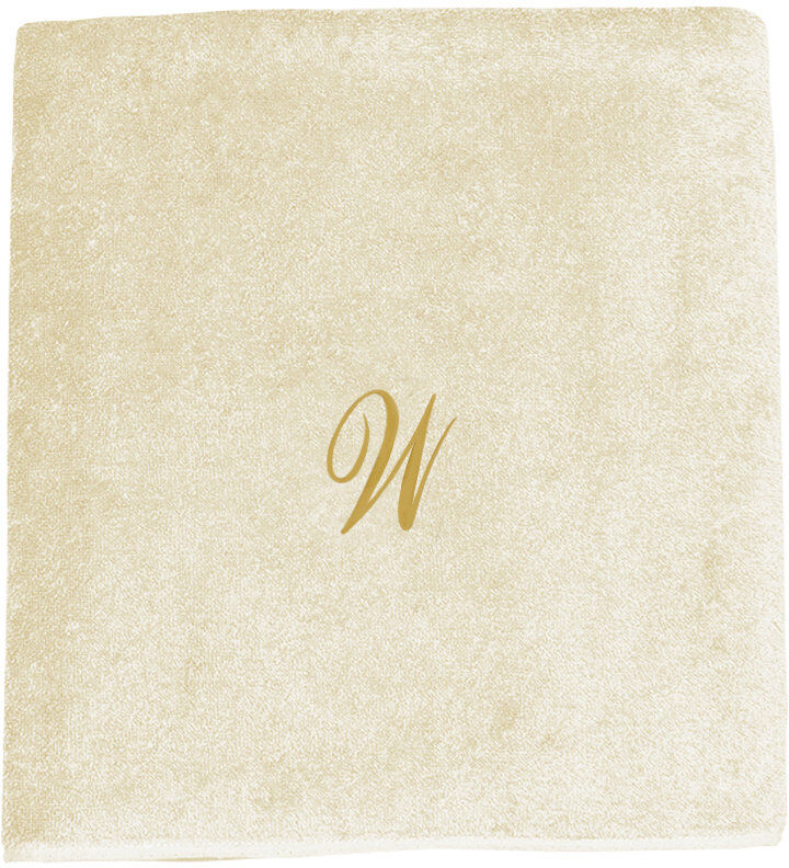 Monogram Telo 100x150 Monogram W,panna Monogram Telo 100x150 Monogram W,panna