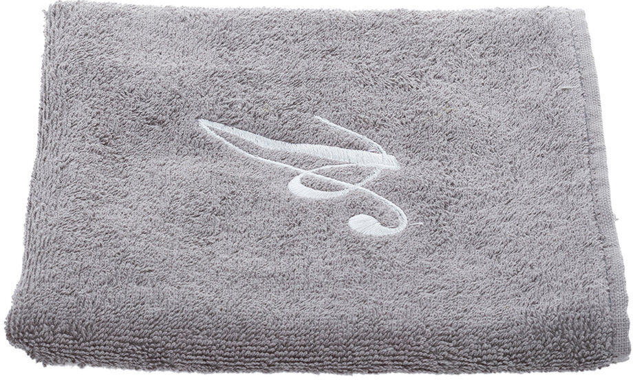 Monogram Telo 100x150 Monogram a, grigio Monogram Telo 100x150 Monogram a, grigio