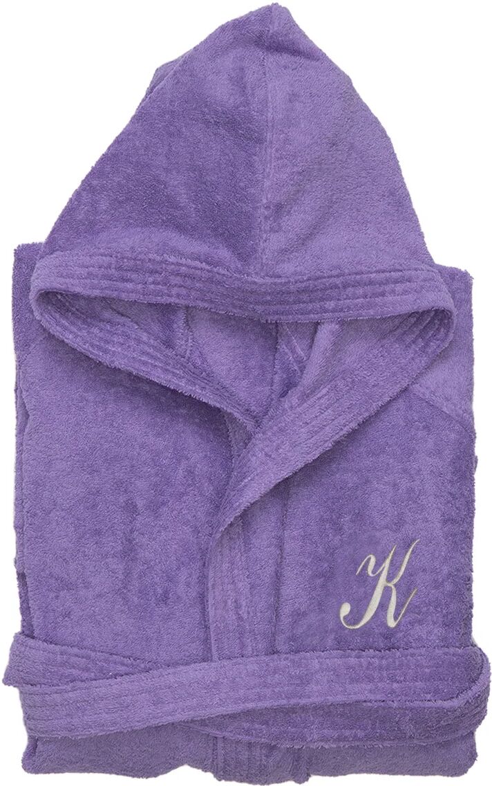 Monogram Accappatoio con cappuccio monogram k, lilla Monogram Accappatoio con cappuccio monogram k, lilla