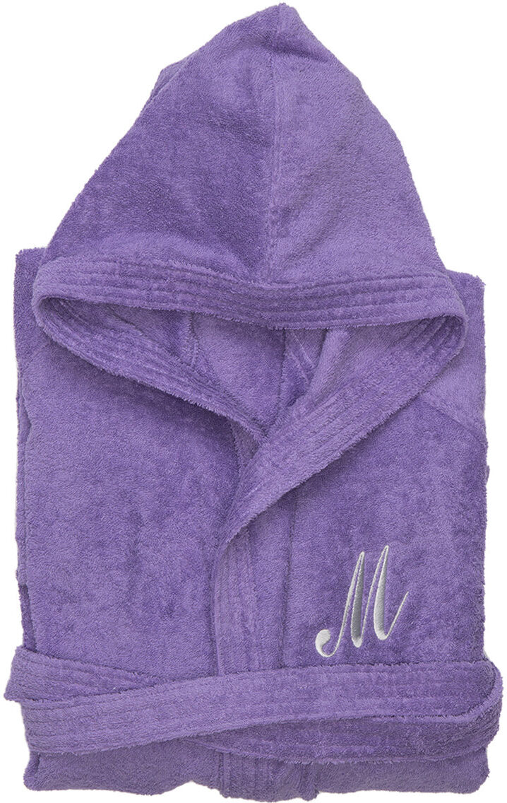 Monogram Accappatoio con cappuccio monogram m, lilla Monogram Accappatoio con cappuccio monogram m, lilla