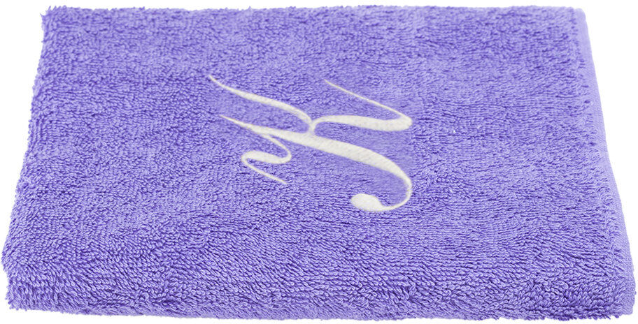 Monogram Telo 100x150 Monogram k, lilla Monogram Telo 100x150 Monogram k, lilla