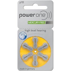 Power One 60 Batterie  10 / Pr70 Per Protesi Acustiche