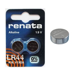 Renata Lr44  Pila 1,5v Alkalina 2 Batterie 110 Mah