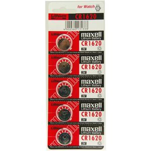 Maxell Cr1620  Pila 3v - Blister Da 5 Batterie Al Litio