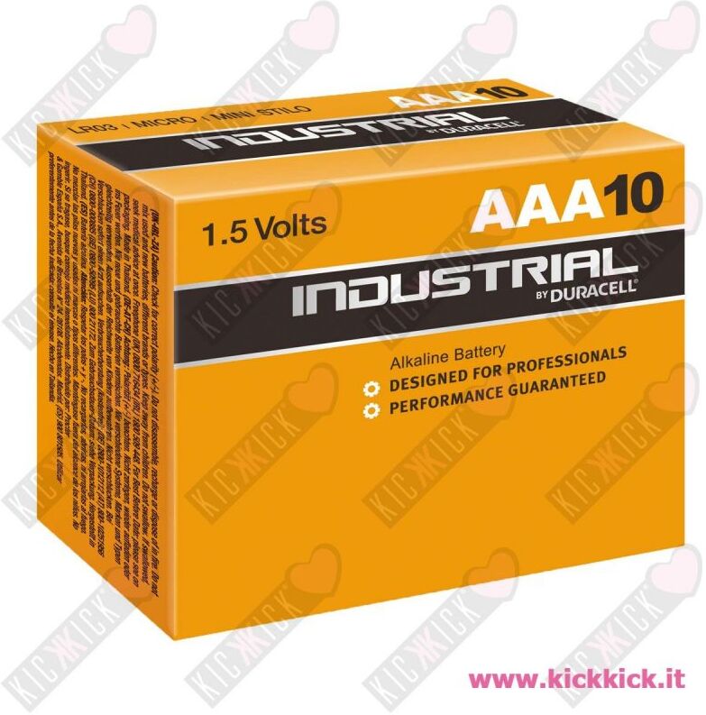 Duracell Aaa Ministilo Industrial - Confezione 10 Pile