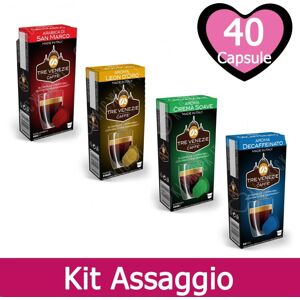 Caffè Tre Venezie Kit Assaggio Compatibili Nespresso - Capsule  40 Pz