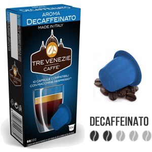 Caffè Tre Venezie 100 Capsule Caffè Decaffeinato Tre Venezie - Compatibili Nespresso