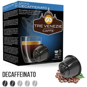 Caffè Tre Venezie 80 Capsule Caffè Decaffeinato Tre Venezie - Compatibili Nescafè Dolce Gusto