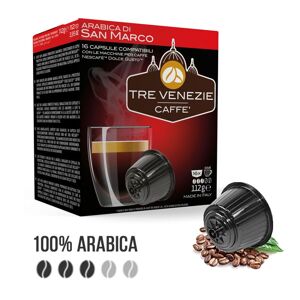 Caffè Tre Venezie 16 Capsule Arabica Compatibili Nescafè Dolce Gusto