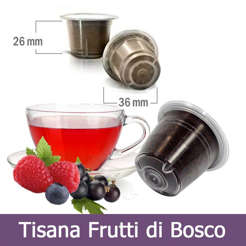Caffè Kickkick 10 Tisane Ai Frutti Di Bosco Compatibili Nespresso