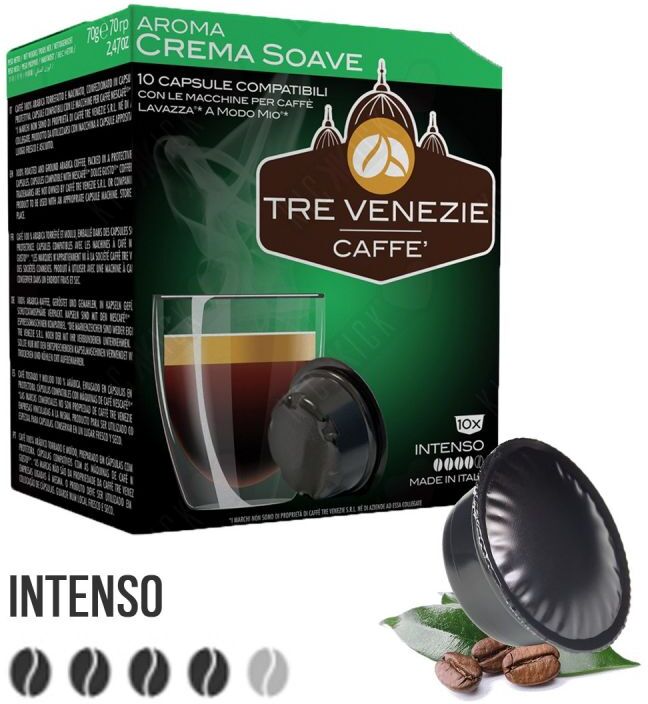 Caffè Tre Venezie 16 Capsule Crema Soave Compatibili Lavazza A Modo Mio