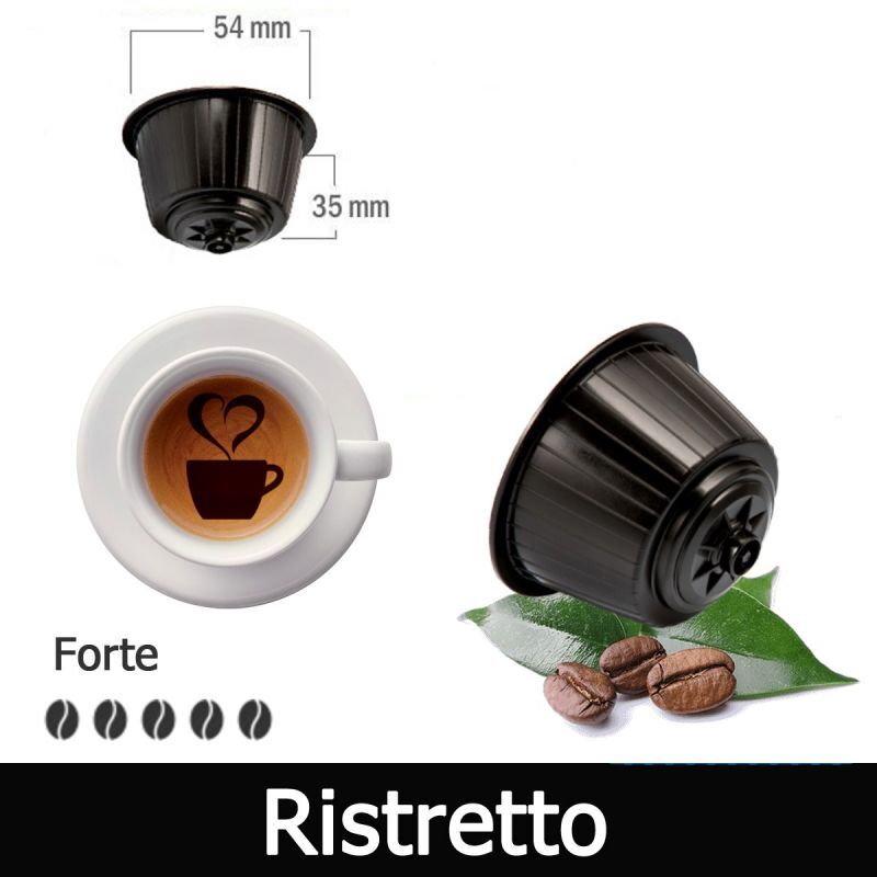 Caffè Kickkick 8 Caffè Ristretto Compatibili Nescafè Dolce Gusto