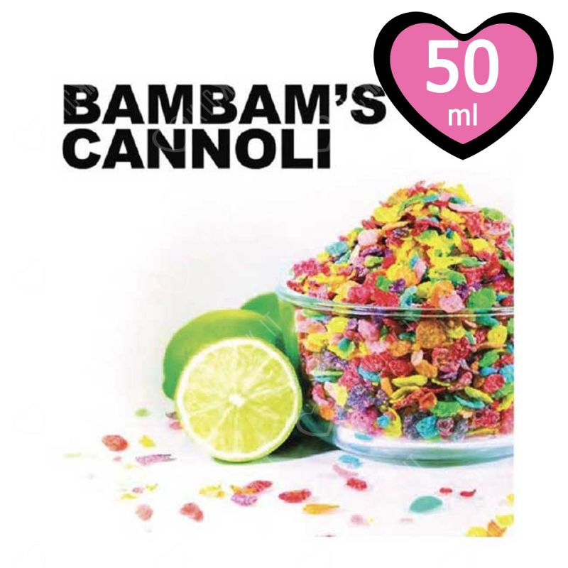Original 50 Ml Mix&vape Bam Bam'S Cannoli