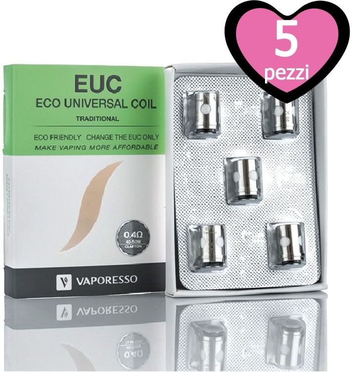 Vaporesso Euc Coil Traditional Clapton Resistenza  - 5 Pezzi