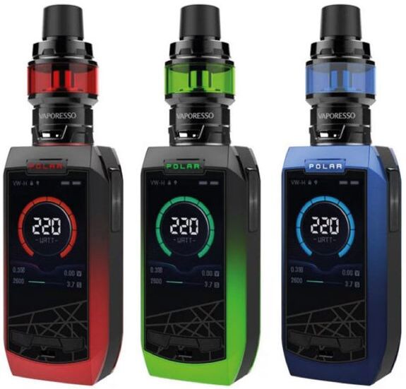 Vaporesso Kit Polar  Con Cascade Baby Se Atomizzatore Da 6,5ml - Sigaretta Elettronica Da 220w