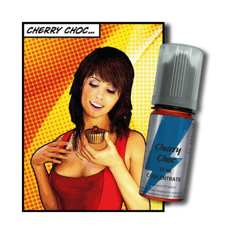 T-Juice UK Cherry Choc T-Juice Aroma Concentrato 30ml Liquido Per Sigaretta Elettronica Fai Da Te