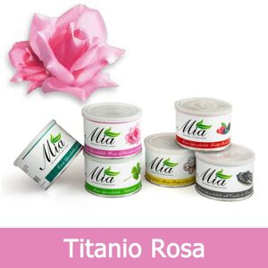 Mia Cosmetici Cera Depilatoria Titanio Rosa Liposolubile In Barattolo 400 Ml