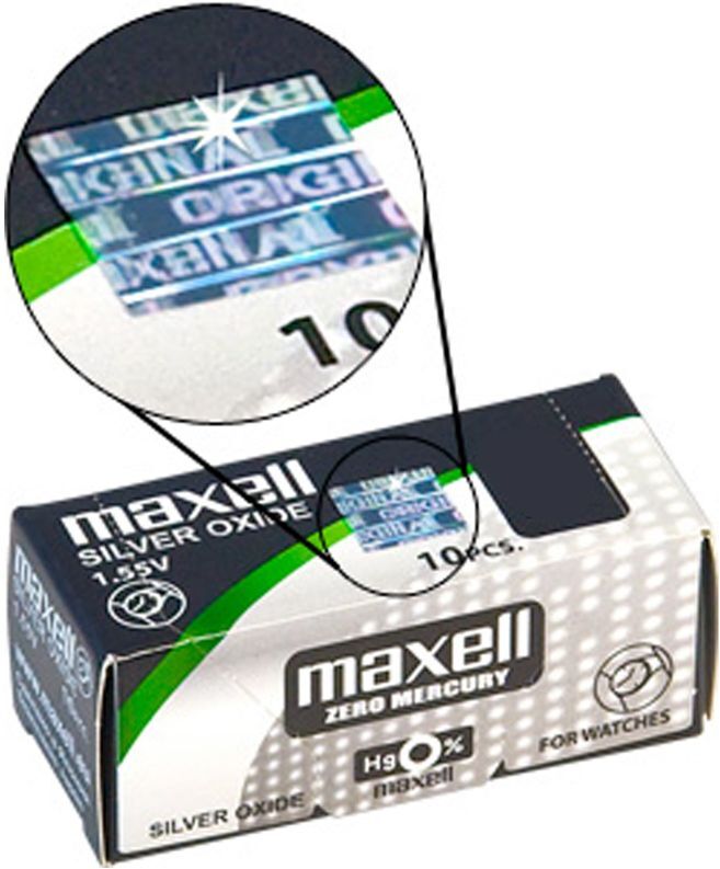 Maxell Pile 364  Sr621sw - 10 Batterie A Bottone Maxell Pile 364  Sr621sw - 10 Batterie A Bottone