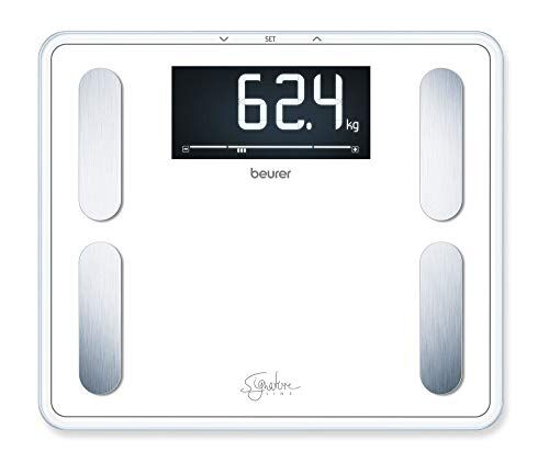 Beurer BF 410 Signature Line White Bilancia Diagnostica XXL con Portata fino a 200 kg, 35 x 30 cm, Bianco