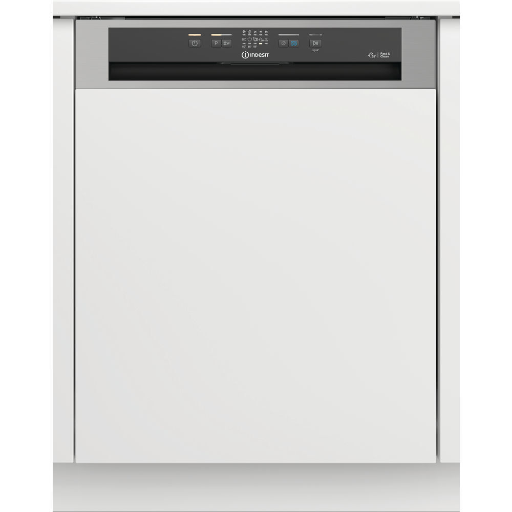 Indesit DBE 2B19 A X lavastoviglie A scomparsa parziale 14 coperti F