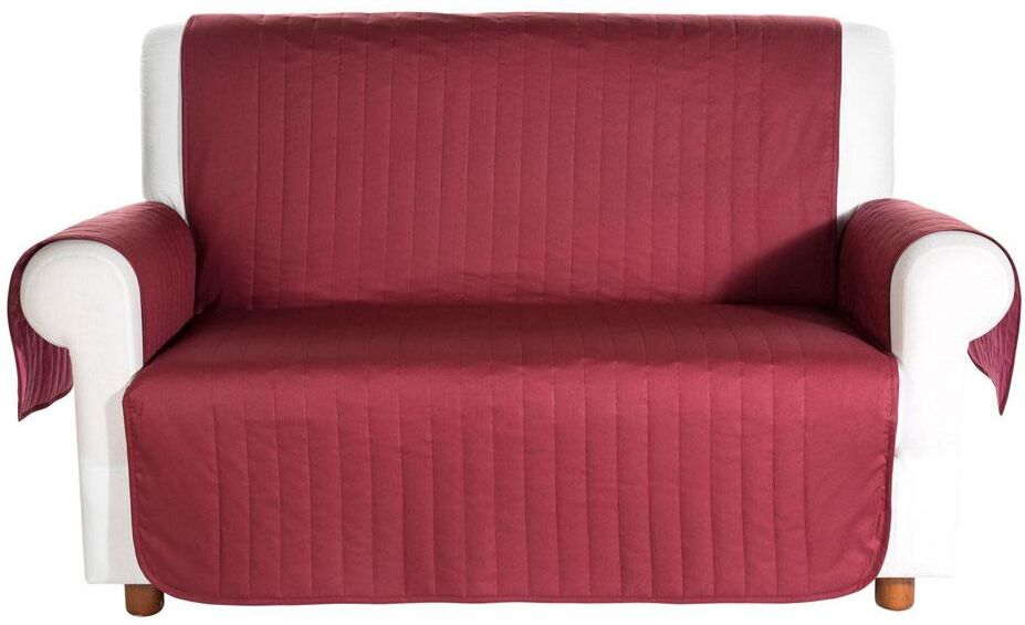 Caleffi Copridivano salvadivano trapuntato Caleffi Bicolor in cotone- 2 posti bordeaux Caleffi Copridivano salvadivano trapuntato Caleffi Bicolor in cotone- 2 posti bordeaux