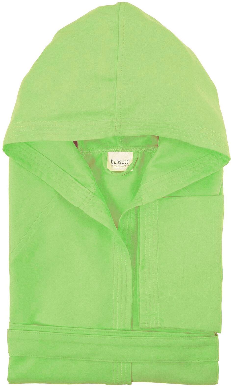 Bassetti Accappatoio con cappuccio in microfibra TIME UNISEX Verde menta 1258 Bassetti Accappatoio con cappuccio in microfibra TIME UNISEX Verde menta 1258