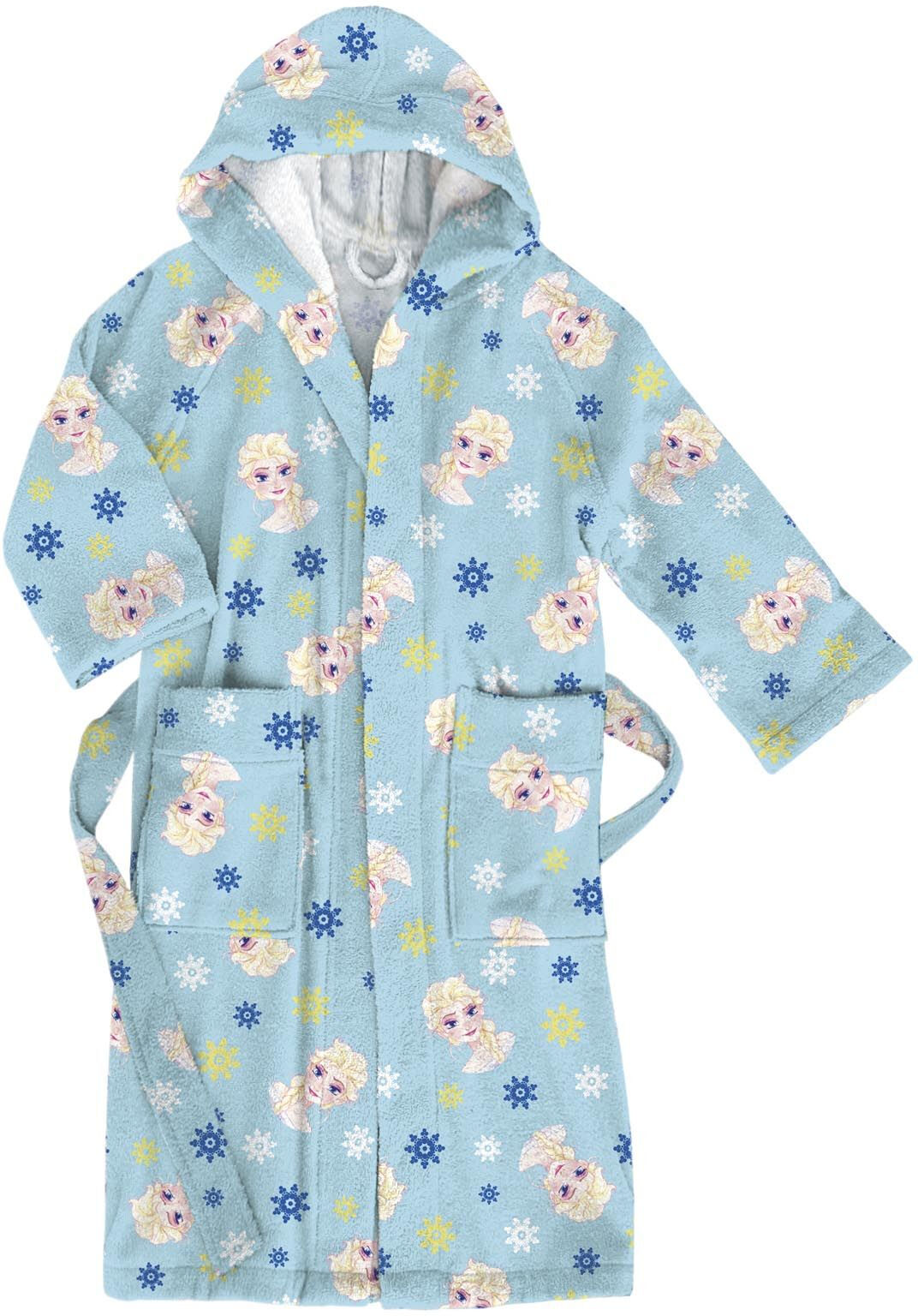 Caleffi Accappatoio FROZEN DISNEY Bambina Cristalli con cappuccio Caleffi Accappatoio FROZEN DISNEY Bambina Cristalli con cappuccio
