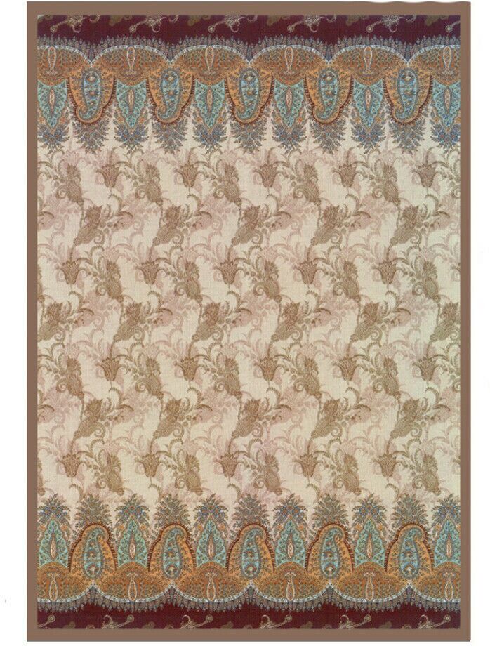 Bassetti Plaid Granfoulard 240x250 cm LARIO v.5 sui toni del marrone Bassetti Plaid Granfoulard 240x250 cm LARIO v.5 sui toni del marrone