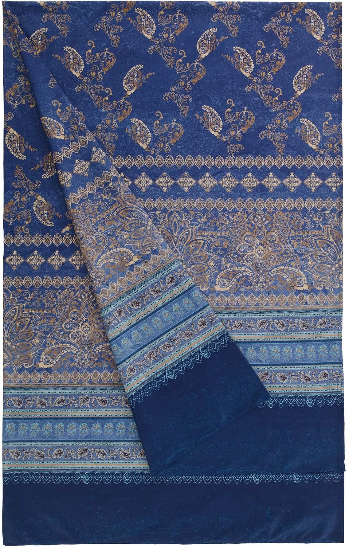 Bassetti Granfoulard MATERA B1 Copridivano Telo Arredo sui toni del blu