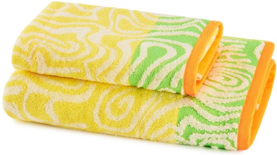 Bassetti asciugamani Set asciugamano e ospite OP ART Y1 Bassetti asciugamani Set asciugamano e ospite OP ART Y1